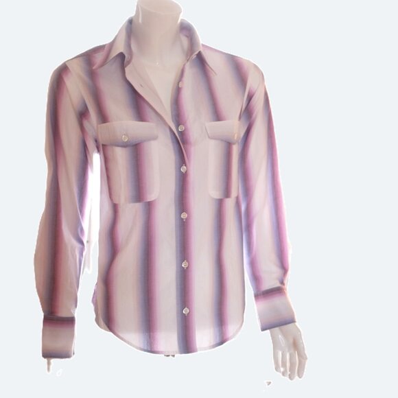 COPY - Isabel Marant Étoile Jayline Striped Button-Down Shirt size 34 - Picture 1 of 9